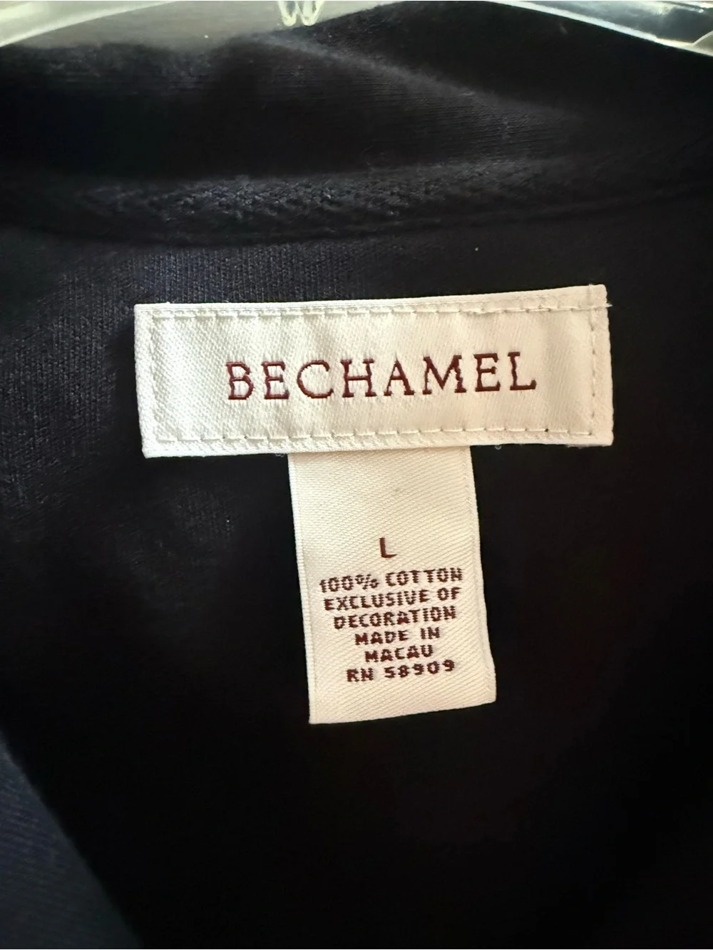 Bechamel Black Sleeveless Button-Front Vest with Embroidered Cats & Dogs - Picture 2 of 4